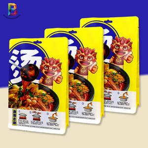 8.flat bottom bag for soup