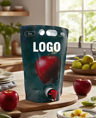 apple juice stand up pouch