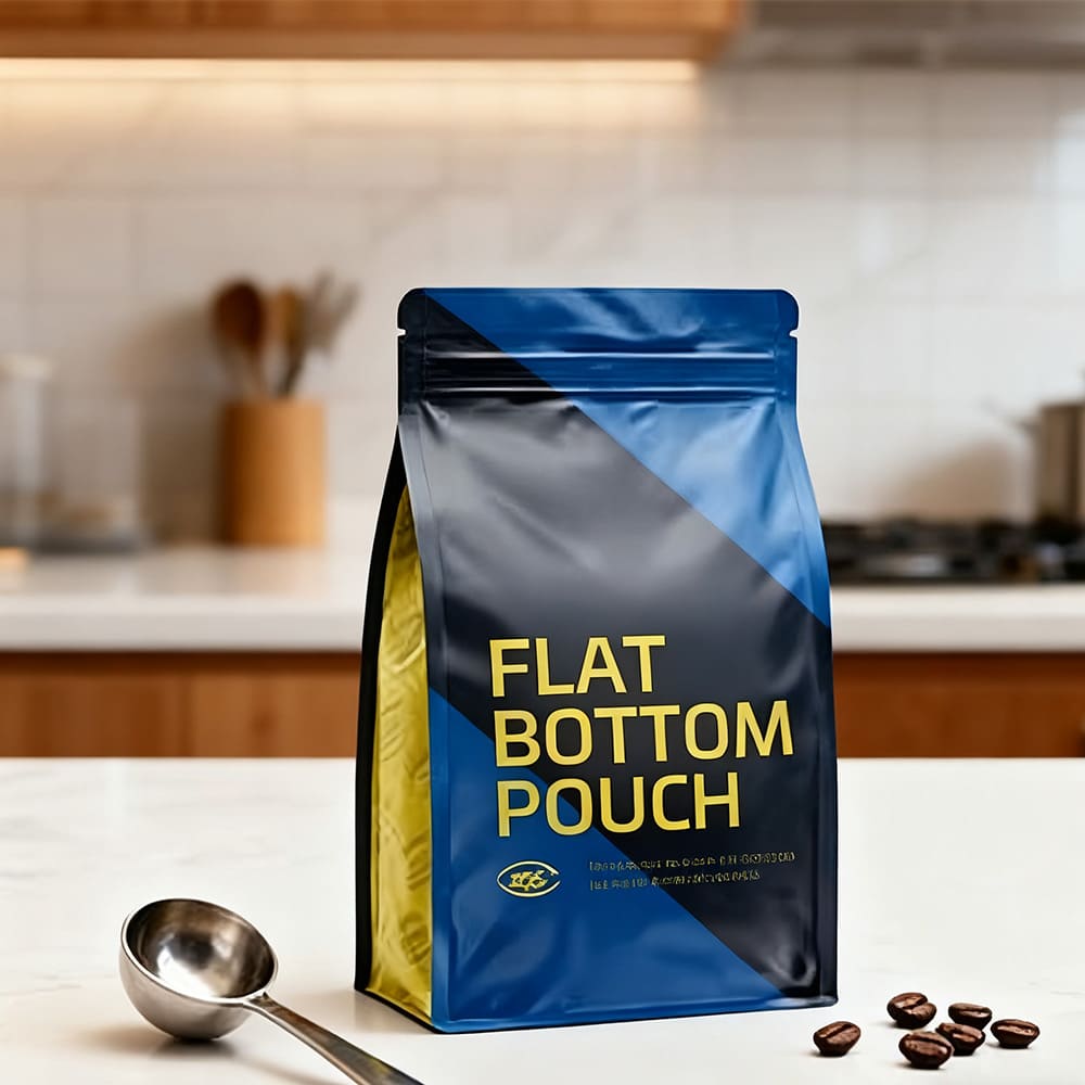 flat bottom pouch-coffee bag